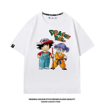 【人気商品再入荷】主役級 カジュアル スタイルアップ効果抜群 キュート ルーズ プリント全6色 半袖TシャツF-11081