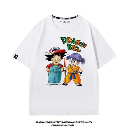 【人気商品再入荷】主役級 カジュアル スタイルアップ効果抜群 キュート ルーズ プリント全6色 半袖TシャツF-11081