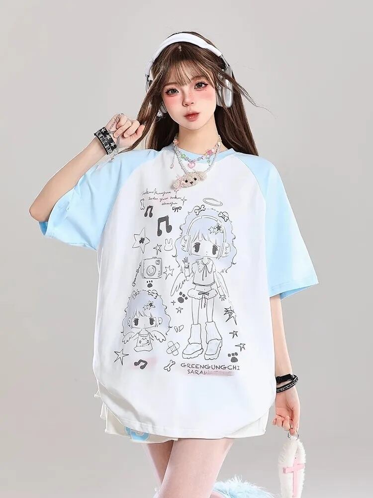 絶対欲しい 売れ筋 話題沸騰中 絶対流行 早い者勝ち カジュアル 2色選択 Tシャツ<F-11278>