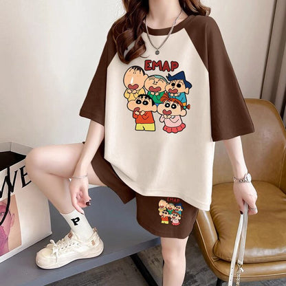 【ランキングNO.5】超人気 カジュアル ファッション 上質 男女兼用ＴシャツⅹパンツセットF-6532