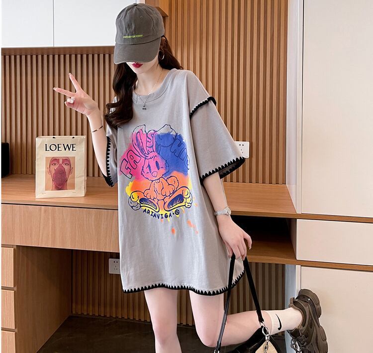 売り切れ必至 ファッション 着心地抜群 プリント 半袖 Tシャツ＜F-8336＞