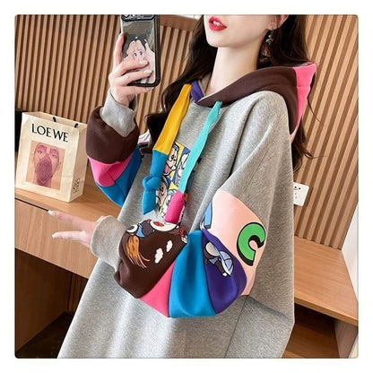【裏起毛】超人気   ファッション パーカー ワンピース<F-5708>