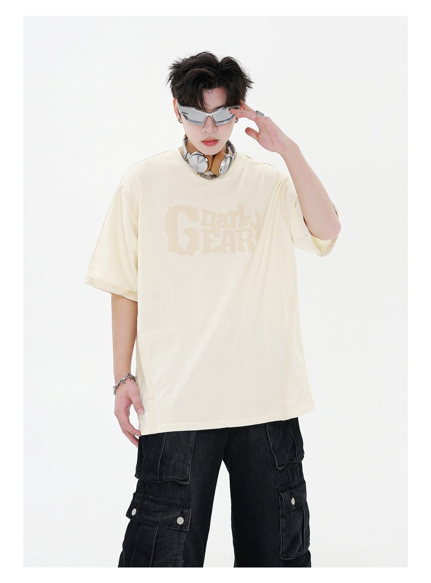 売り切れ必至   人気商品再入荷 半袖Tシャツ 全2色 男女兼用<F-4907>