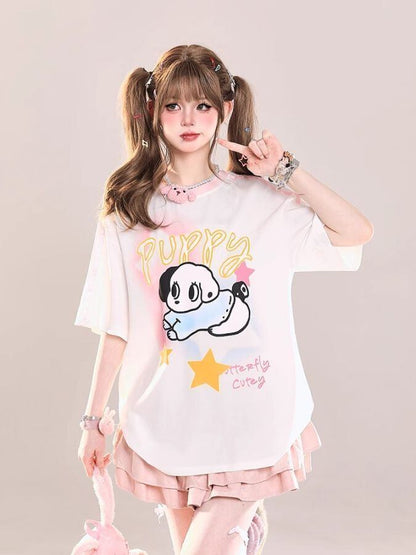 定番シンプル 絶対流行 売れ筋 早い者勝ち カジュアル 2色選択 Tシャツ<F-11462>