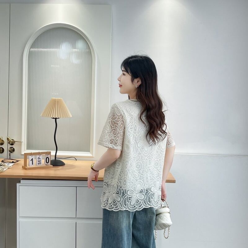 売れ筋 大好評 エレガント 好感度UP カジュアル Tシャツ＜F-12037＞