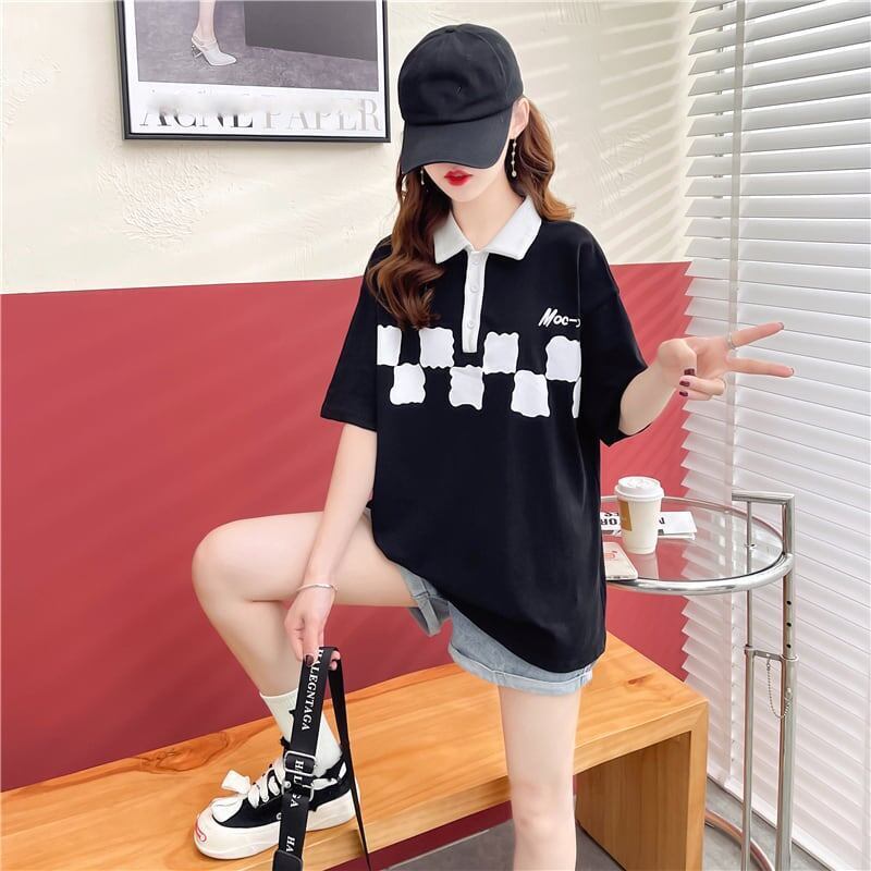 デザイン感   チャーミング Tシャツ カットソー＜F-3586＞