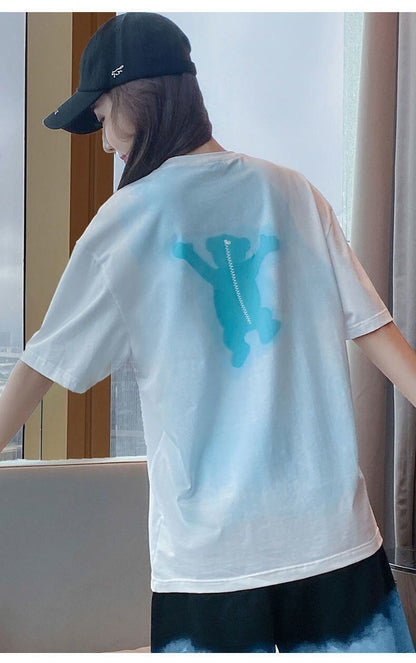 数量限定 ファッション 個性派 半袖Ｔシャツⅹパンツセット全4色F-8783
