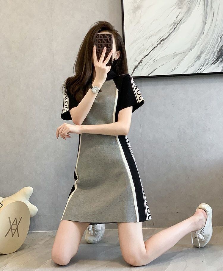 新商品 ファッション 美人度アップ 切り替え ワンピース＜F-8839＞