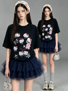 売れ筋 プリント カジュアル Tシャツ F-13458