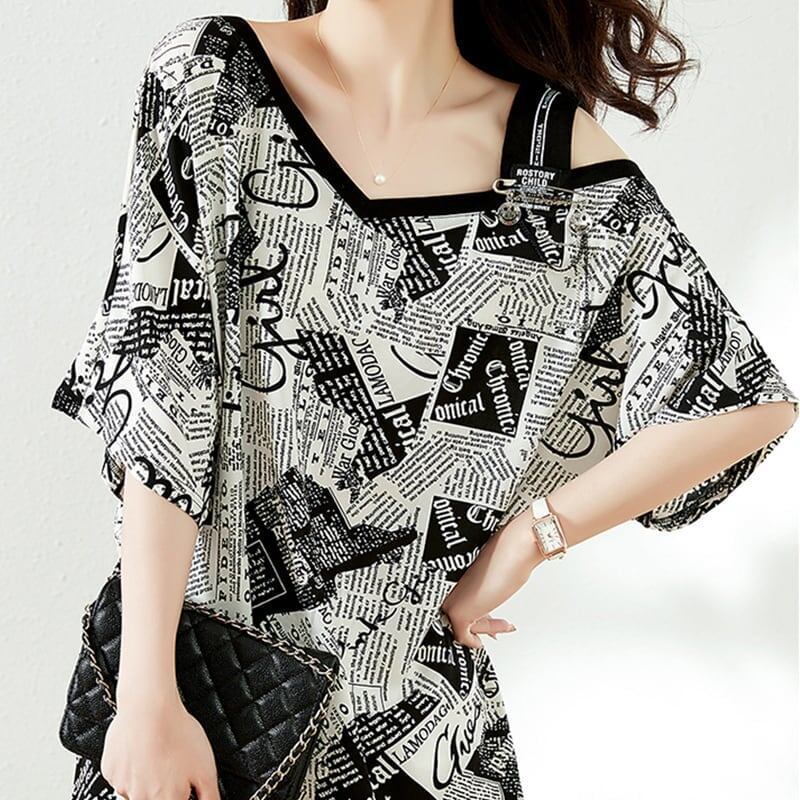 カジュアル   お洒落 Tシャツ カットソー＜F-3143＞
