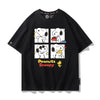 男女兼用 プリント カジュアル Tシャツ F-13452