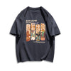着回し力抜群 アバンギャルド 特別デザイン プリント全5色 半袖Tシャツ<F-8712>
