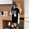 絶対流行 一目惚れ 個性的なデザイン 2色選択可 プリント Tシャツ カットソー＜F-8279＞
