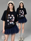 売れ筋 プリント カジュアル Tシャツ F-13458
