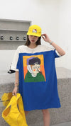 おすすめ 好感度UP 海外トレンド カジュアル 全3色 半袖 Tシャツ ワンピース ＜F-11556＞