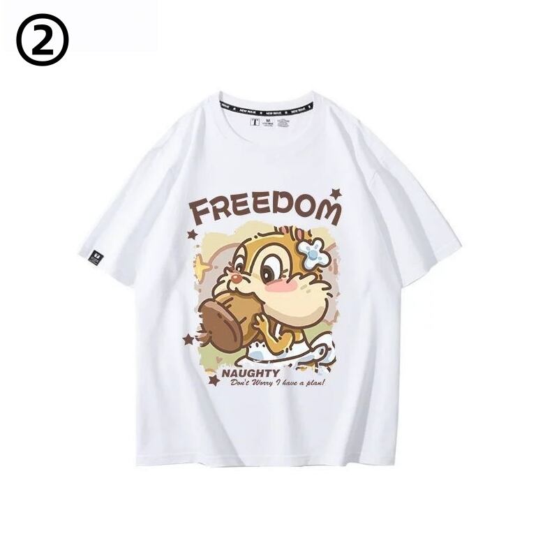 男女兼用 人気トレンド 快適 半袖 Tシャツ F-13287