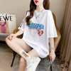 デザイン感   チャーミング Tシャツ カットソー＜F-3409＞