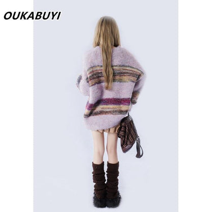 新商品   知的 セーター<F-5692>
