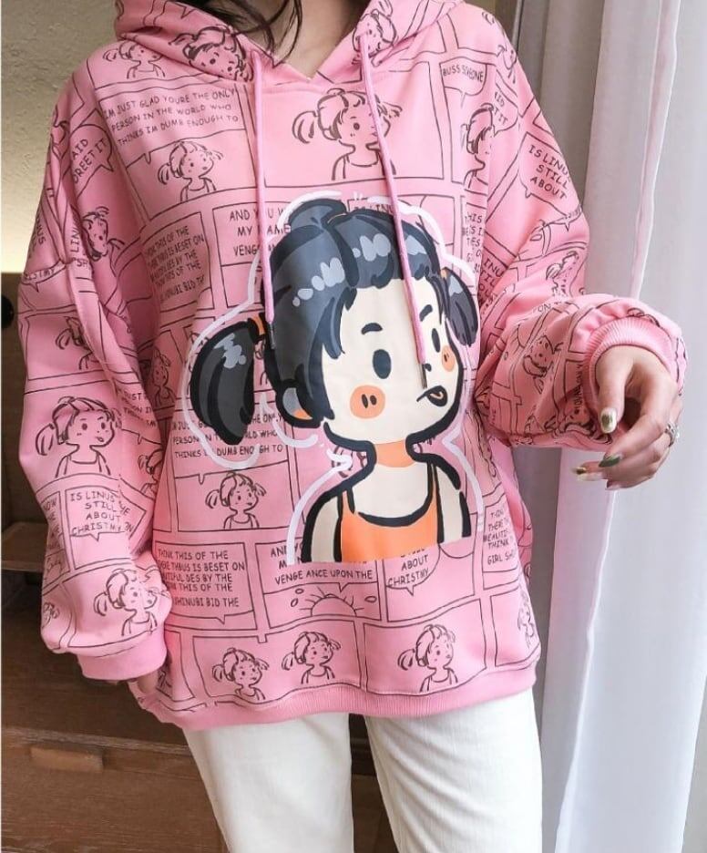 大人可愛い 海外トレンド カジュアル パーカーF-6193
