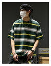一枚で視線を奪う ボーダー 半袖 カジュアル Tシャツ F-50062