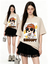 ゆったり カジュアル プリント Tシャツ F-13446