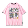 男女兼用 プリント カジュアル Tシャツ F-13432