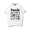 売り切れ必至 カジュアル ファッション感満々 アバンギャルド プリント カップル 全7色 半袖 Tシャツ F-9320