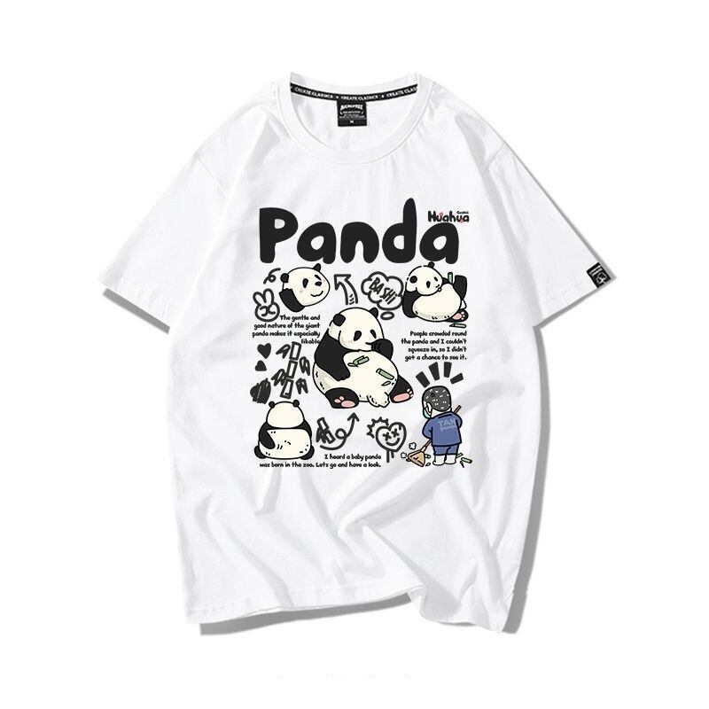 売り切れ必至 カジュアル ファッション感満々 アバンギャルド プリント カップル 全7色 半袖 Tシャツ F-9320