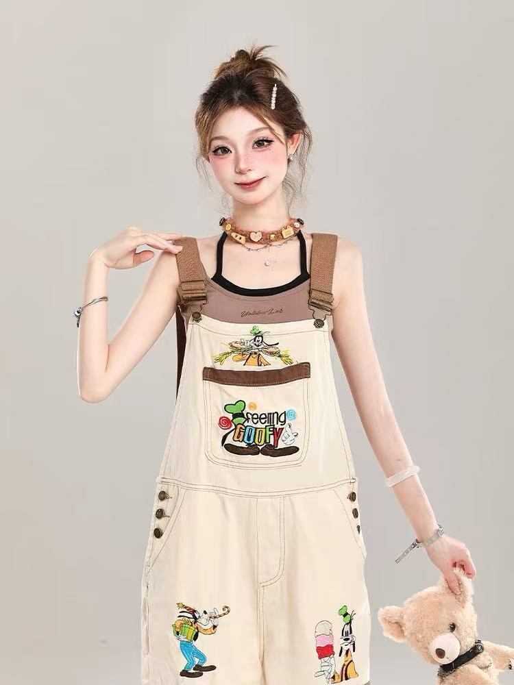 キュート オシャレ 都市ファッショ デザイン 切り替え ジョガーパンツ <F-11387>