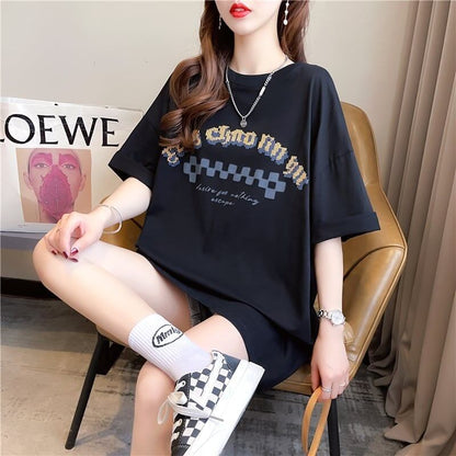 ゆったり感アップ   オシャレ度満点 Tシャツ カットソー＜F-3478＞