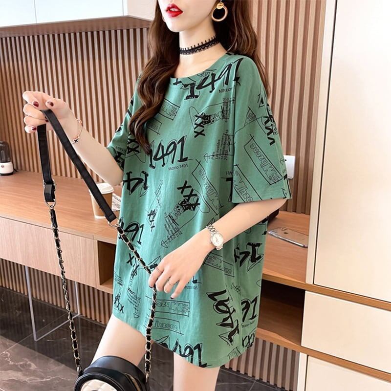 オシャレ度満点   カジュアル カットソー＜F-3301＞