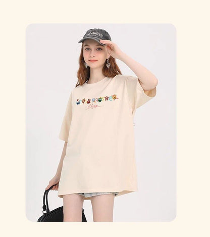 美人度アップ  着心地良い デザイン性抜群 全4色 半袖 Tシャツ F-13160
