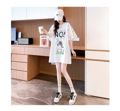 ウエスタンスタイルとデザインのフライングスリーブTシャツ<F-3003>
