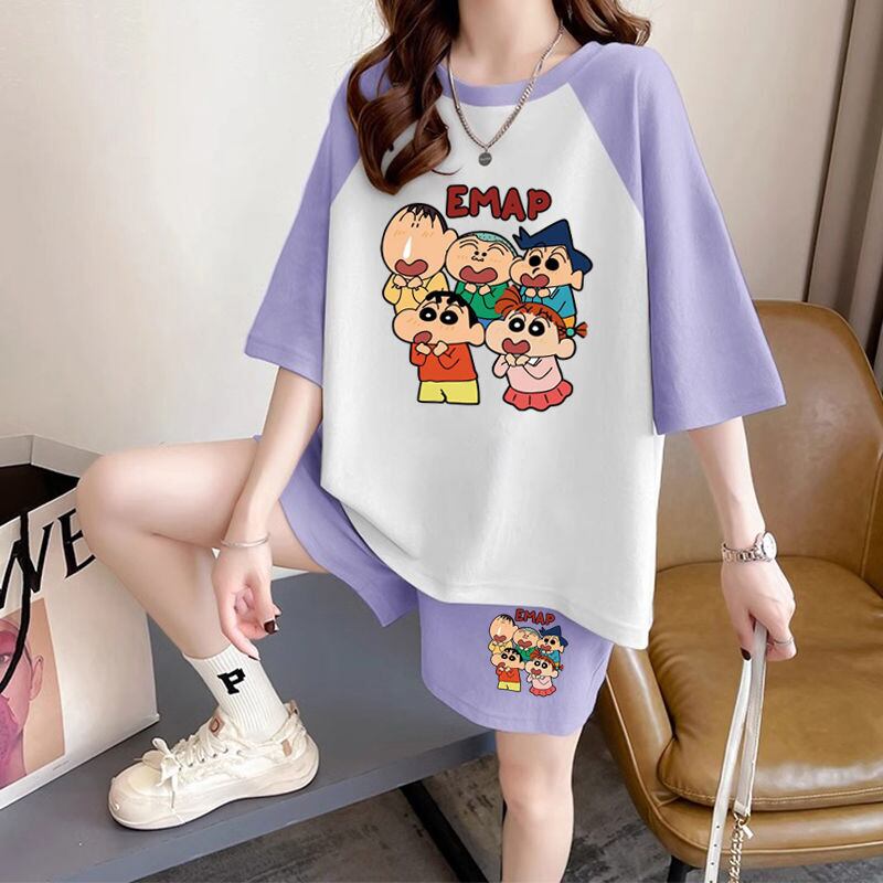 【ランキングNO.5】超人気 カジュアル ファッション 上質 男女兼用ＴシャツⅹパンツセットF-6532