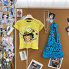 一枚で視線を奪う プリント カジュアル Tシャツ F-13459