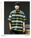 一枚で視線を奪う ボーダー 半袖 カジュアル Tシャツ F-50062