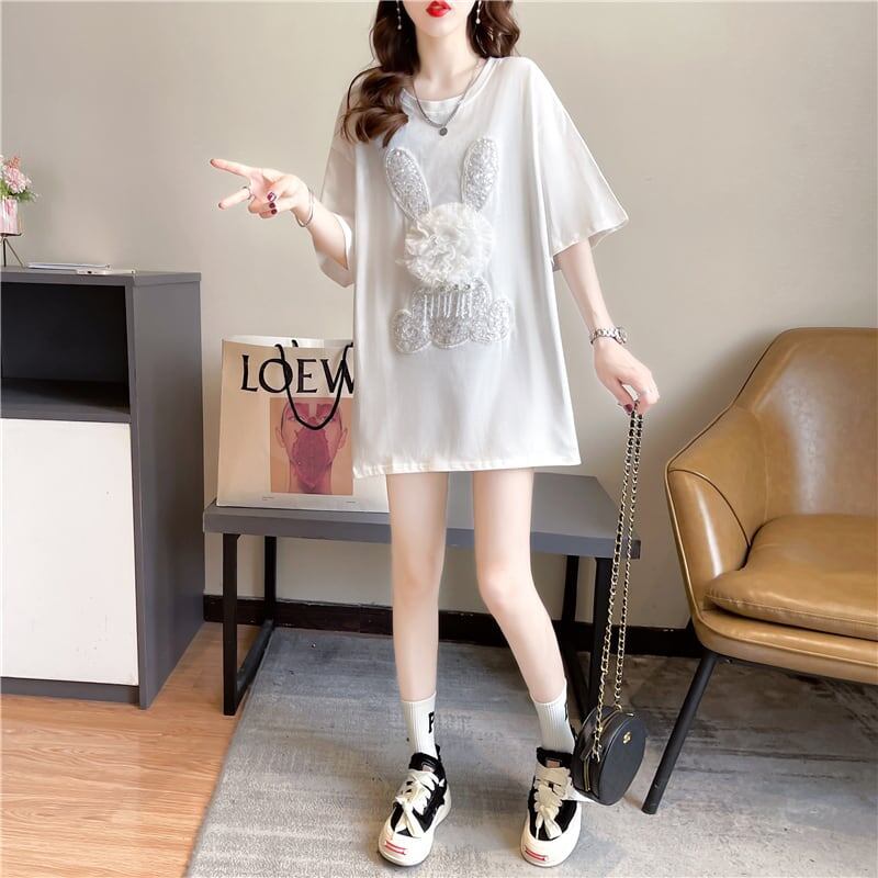 オシャレ度満点   一目惚れ Tシャツ カットソー＜F-3422＞