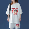 【半額！期間限定！！】早い者勝ち大人可愛い  半袖Ｔシャツⅹパンツセット全4色 F-6579