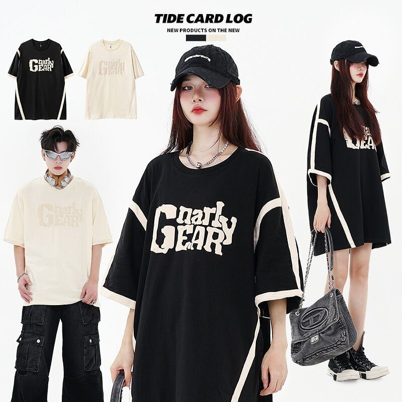 売り切れ必至   人気商品再入荷 半袖Tシャツ 全2色 男女兼用<F-4907>