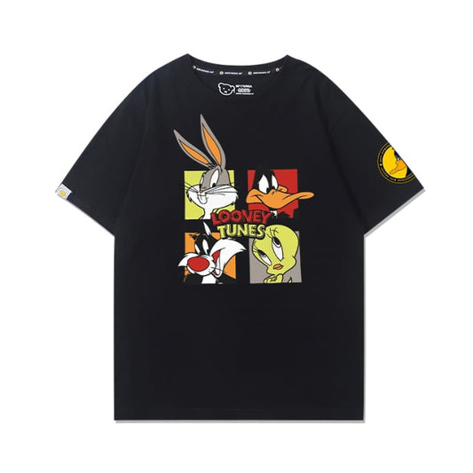 男女兼用 着心地良い シンプル プリント 半袖 Tシャツ F-13249