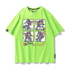 男女兼用 プリント カジュアル Tシャツ F-13432