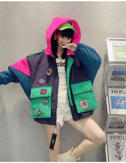 超人気   ファッション 厚 コート<F-5770>
