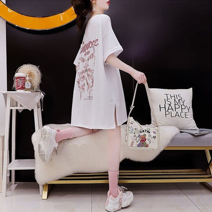 スタイリッシュ   一目惚れ Tシャツ カットソー＜F-3654＞