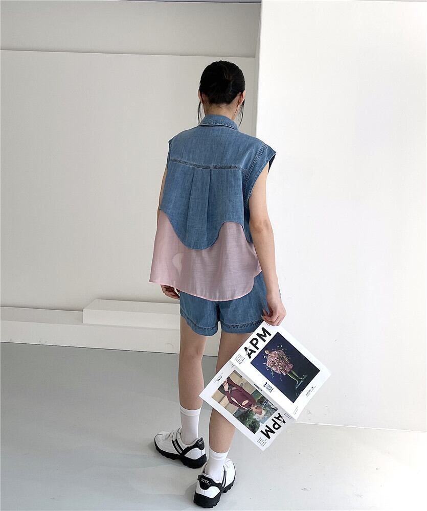 今季マストバイ 上品 ファッション 半袖Ｔシャツⅹパンツセット <F-6575>