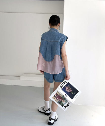 今季マストバイ 上品 ファッション 半袖Ｔシャツⅹパンツセット <F-6575>