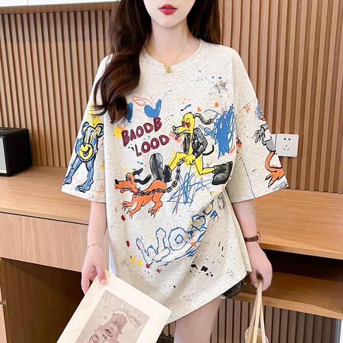 ファッション 好感度UP 海外トレンド カジュアル 全3色 半袖 Tシャツ ＜F-11230＞