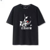 定番シンプル おすすめ 着回し力抜群 プリントロゴ 半袖 Tシャツ F-7096