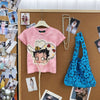 一枚で視線を奪う プリント カジュアル Tシャツ F-13459