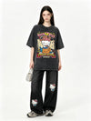 品質のいい プリント カジュアル Tシャツ F-13457