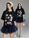 売れ筋 プリント カジュアル Tシャツ F-13458